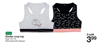 Zeeman Kinder crop top aanbieding