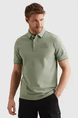 Wehkamp PME Legend regular polo groen aanbieding