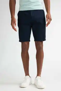 Wehkamp Petrol Industries linnen chino short - donkerblauw aanbieding