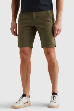 Wehkamp PME Legend regular chino short donkergroen aanbieding