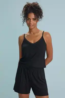 Wehkamp Dreamcovers shortama zwart aanbieding