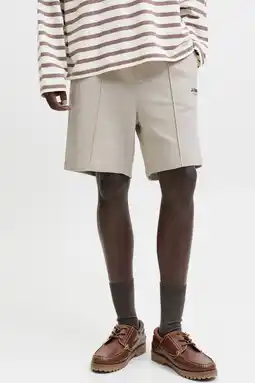 Wehkamp JACK & JONES PANTS STUDIO JPSTKANE relaxed sweatshort beige aanbieding