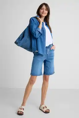 Wehkamp Anytime relaxed long short blauw aanbieding
