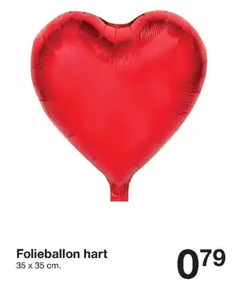 Zeeman Folieballon hart aanbieding