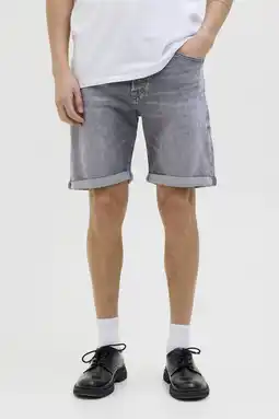 Wehkamp JACK & JONES JEANS INTELLIGENCE JJIRICK JJIORIGINAL denim regular short grey denim aanbieding