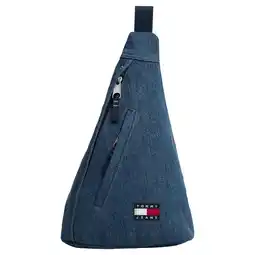 Wehkamp Tommy Jeans denim crossbody tas TJM Utility blauw aanbieding