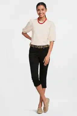 Wehkamp Anytime skinny capri jeans zwart aanbieding
