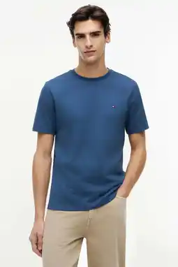 Wehkamp Tommy Hilfiger regular T-shirt donkerblauw aanbieding