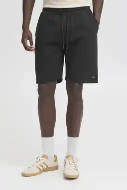 Wehkamp Blend regular sweatshort zwart aanbieding