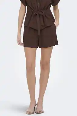 Wehkamp JDY regularwaist casual short donkerbruin aanbieding