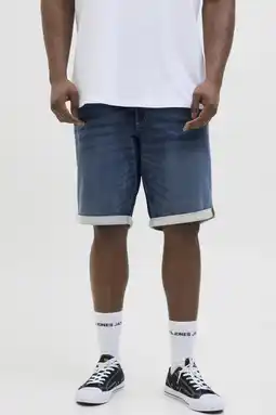 Wehkamp JACK & JONES PLUS SIZE JJIRICK JJICON denim regular short blue denim aanbieding