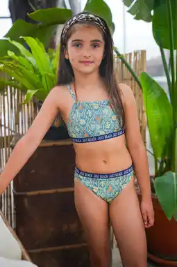 Wehkamp Just Beach crop bikini Florida groen aanbieding