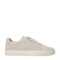 Wehkamp Manfield suède sneakers ecru aanbieding