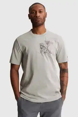 Wehkamp Cast Iron relaxed T-shirt grijs aanbieding