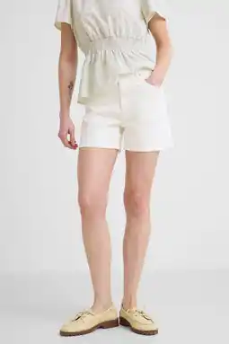 Wehkamp Anytime denim short twill white aanbieding