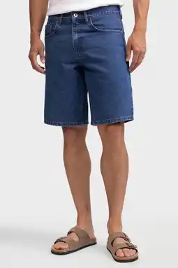 Wehkamp Redefined Rebel VALENCIA denim relaxed short donkerblauw aanbieding