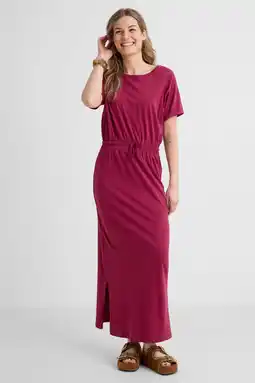 Wehkamp Anytime maxi jurk fuchsia aanbieding