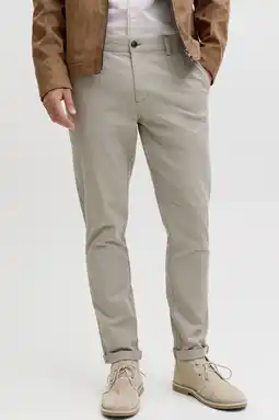 Wehkamp JACK & JONES PANTS STUDIO JPSTMARCO slim chino lichtkaki aanbieding