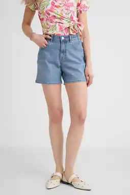 Wehkamp Anytime denim short light blue aanbieding