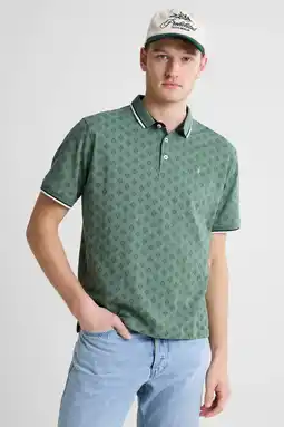 Wehkamp JACK & JONES PREMIUM slim polo groen aanbieding