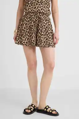 Wehkamp Anytime crinkle short panterprint aanbieding