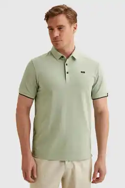 Wehkamp Vanguard regular polo groen aanbieding