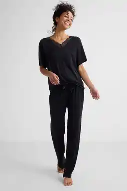 Wehkamp Dreamcovers pyjama zwart aanbieding