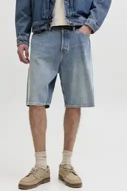 Wehkamp JACK & JONES JEANS INTELLIGENCE baggy fit denim short - mediumblauw aanbieding