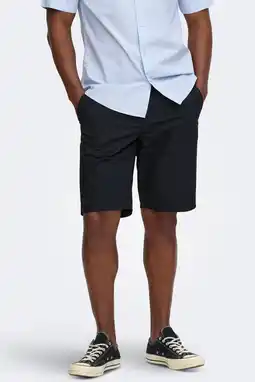 Wehkamp ONLY & SONS ONSKAL slim chino short zwart aanbieding