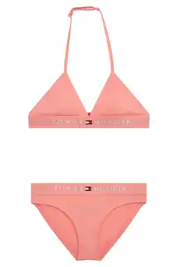 Wehkamp Tommy Hilfiger triangel bikini roze aanbieding