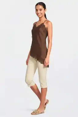 Wehkamp Anytime skinny capri jeans ecru aanbieding