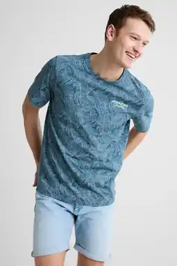 Wehkamp JACK & JONES ORIGINALS regular T-shirt blauw aanbieding