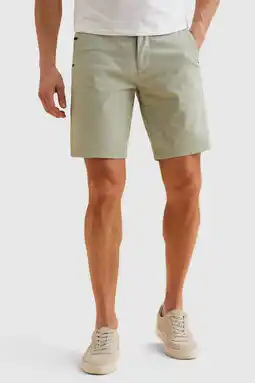 Wehkamp Vanguard regular chino short groen aanbieding