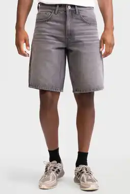 Wehkamp Redefined Rebel VALENCIA denim relaxed short grijs aanbieding