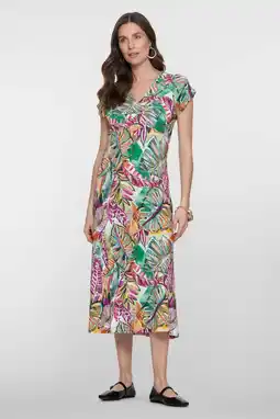 Wehkamp Geisha zomerjurk groen aanbieding