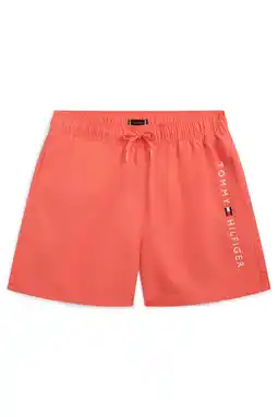 Wehkamp Tommy Hilfiger zwemshort koraalrood aanbieding