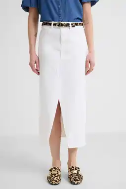 Wehkamp Anytime denim rok wit aanbieding