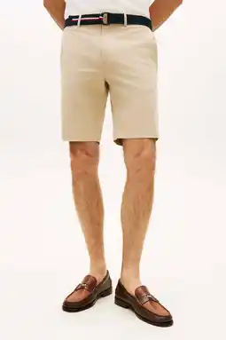 Wehkamp Tommy Hilfiger DENTON straight chino short beige aanbieding