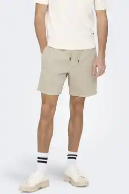 Wehkamp ONLY & SONS ONSTEL regular casual short rib gebreid beige aanbieding