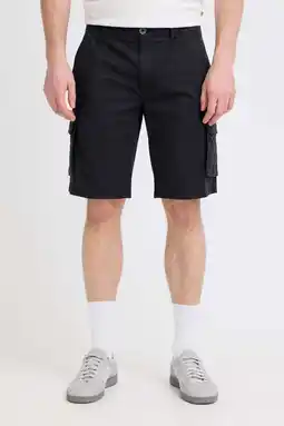 Wehkamp Blend regular fit cargo short - donkerblauw aanbieding