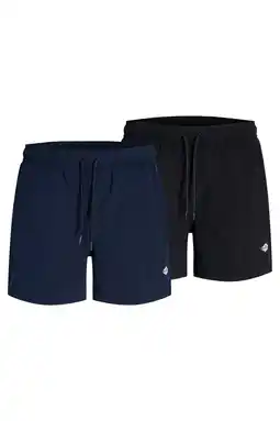 Wehkamp JACK & JONES PANTS STUDIO zwemshort JPSTMAUI (set van 2) donkerblauw/zwart aanbieding