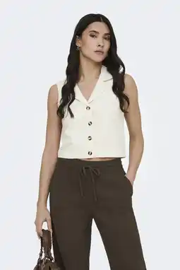 Wehkamp JDY gilet ecru aanbieding