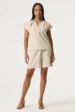 Wehkamp Garcia loose fit short - zand aanbieding