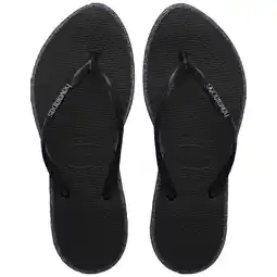 Wehkamp Havaianas Slim Point Glitter teenslippers zwart aanbieding