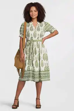 Wehkamp GREAT LOOKS midi jurk met all-overprint aanbieding