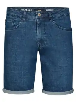 Wehkamp Petrol Industries regular short dark blue denim aanbieding