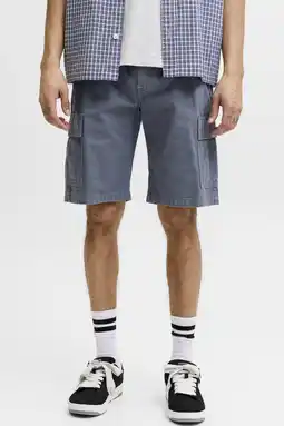 Wehkamp JACK & JONES PANTS STUDIO JPSTCOLE relaxed cargo short grijsblauw aanbieding