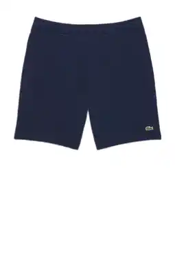 Wehkamp Lacoste regular sweatshort donkerblauw aanbieding