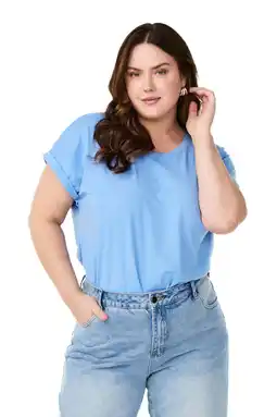 Wehkamp Zizzi T-shirt lichtblauw aanbieding