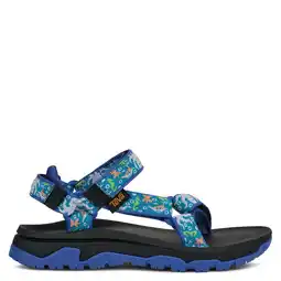 Wehkamp Teva sandalen met plateauzool en all over print blauw aanbieding